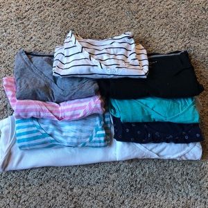 Maternity t-shirt bundle, size S